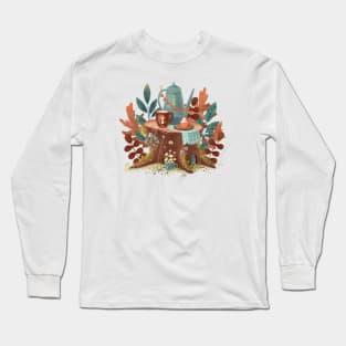 Forest tea party Long Sleeve T-Shirt